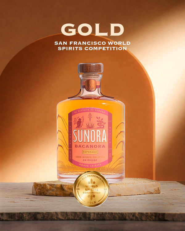 Sunora Bacanora Reposado <br> 100% Agave Pacifica, 750 ml