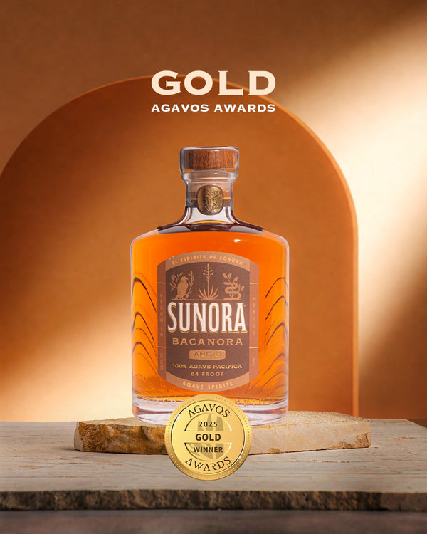 Sunora Bacanora Añejo <br> 100% Agave Pacifica, 750 ml
